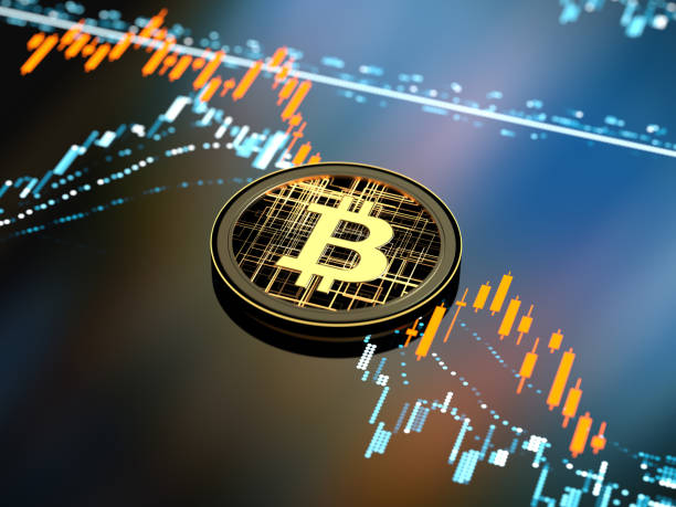 business trends graphs and charts 3d image